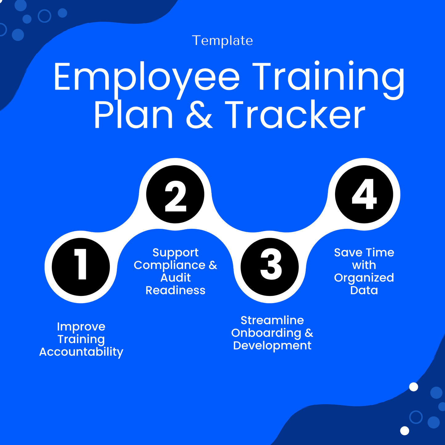 Simple Employee Training Plan & Tracker Template (MS Excel, Google Sheets) | Employee Training Program Management, Staff Training Plan
