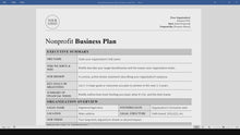 Nonprofit Business Plan Template (Word, PDF) | Simple Business Plan Format, Not-for-Profit Business Plan, Nonprofit, Non Profit Organization